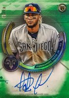 2019 Topps Triple Threads Rookie Autograph #FT Fernando Tatis Jr. Emerald Baseball Card