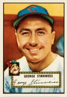 1952 Topps #217 George Stirnweiss Baseball Card