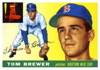 1955 Topps #83 Tom Brewer Baseball Card