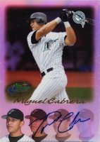 2004 eTopps #36 Miguel Cabrera Autograph Baseball Card