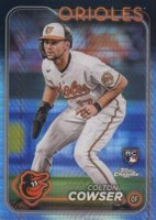 2024 Topps Chrome #278 Colton Cowser Prism Refractor Baseball Card