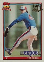 1991 Topps Desert Shield #715 Tim Burke Baseball Card