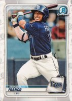 2020 Bowman Chrome Prospects #BCP1 Wander Franco Baseball Card