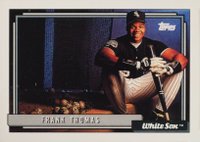 1992 Topps #555 Frank Thomas Baseball Card