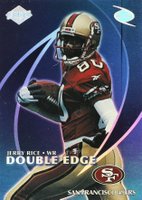1998 Collector's Edge Odyssey Double Edge #1A Jerry Rice/Randy Moss Football Card