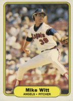 1982 Fleer #473 Mike Witt Baseball Card