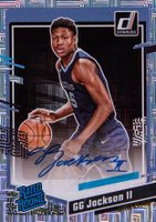 2023 Panini Donruss #258 GG Jackson II Rated Rookie Signature-Choice Basketball Card