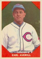 1960 Fleer Baseball Greats #71 Earl Averill Baseball Card
