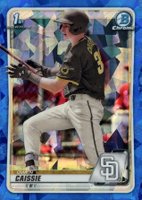 2020 Bowman Draft Chrome Sapphire Edition #BD49 Owen Caissie Baseball Card
