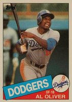 1985 Topps Traded #88T Al Oliver Baseball Card