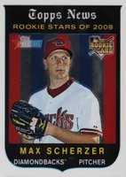 2008 Topps Heritage Chrome #C298 Max Scherzer Baseball Card