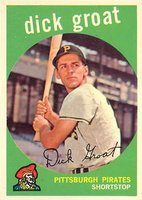 1959 Topps #160 Dick Groat Baseball Card