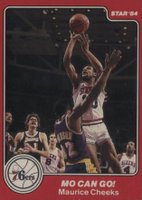 1983 Star Sixers Champions #9 Maurice Cheeks Basketball Card