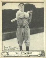 1940 Play Ball #80 Bill Myers Baseball Card