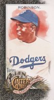 2022 Topps Allen & Ginter #108 Jackie Robinson Mini-Black Border Baseball Card
