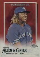 2020 Topps Allen & Ginter Chrome #50 Vladimir Guerrero Jr. Red Refractor Baseball Card