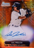 2022 Bowman Sterling Prospect Autographs #PASF Sal Frelick Orange Refractor Baseball Card