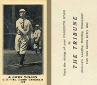 1916 Altoona Tribune #192 J. Owen Wilson Baseball Card