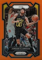 2023 Panini Prizm #65 Jordan Clarkson Orange Prizm Basketball Card