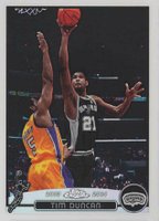 2003 Topps Chrome #21 Tim Duncan Refractor Basketball Card