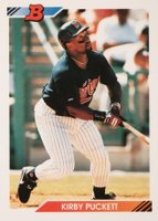 1992 Bowman #80 Kirby Puckett Baseball Card