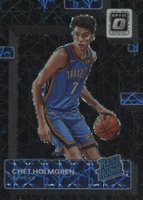 2022 Panini Donruss Optic #208 Chet Holmgren Black Velocity Basketball Card