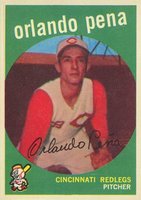 1959 Topps #271 Orlando Pena Baseball Card