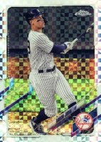 2021 Topps Chrome #99 Aaron Judge X-Fractor Baseball Card