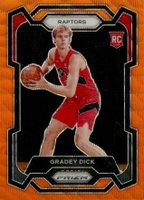 2023 Panini Prizm #134 Gradey Dick Orange Wave Basketball Card