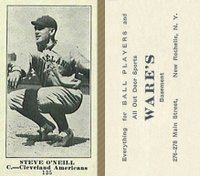 1916 Wares #135 Steve O'Neill Baseball Card
