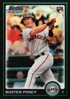 2010 Bowman Chrome Draft Picks #BDP61 Buster Posey Refractor Baseball Card