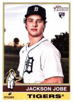 2025 Topps Heritage #389 Jackson Jobe Baseball Card