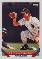 1993 Topps Pre-Production #32 Don Mattingly Baseball Card