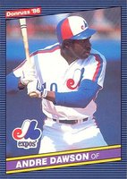 1986 Donruss #87 Andre Dawson Baseball Card