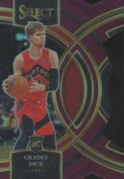 2023 Panini Select #126 Gradey Dick Maroon Die-Cut Prizm Basketball Card