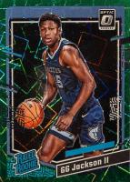 2023 Panini Donruss Optic #228 G.G. Jackson Green Velocity Basketball Card
