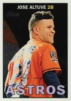 2016 Topps Heritage #470 Jose Altuve Chrome Baseball Card