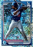 2024 Bowman Draft #BDC139 Zyhir Hope Chrome-Sparkle Refractor Baseball Card