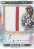 2024 Topps Inception Autographed Jumbo Patch #AJPED Elly de La Cruz Baseball Card