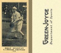 1916 Green-Joyce #172 Billy Sullivan Baseball Card