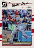 2017 Panini Donruss #104 Mike Trout Batting Baseball Card