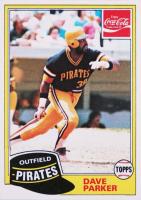 1981 Coca-Cola #9 Dave Parker Baseball Card