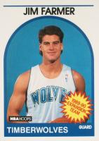 1989 Hoops #334 Jim Farmer Basketball Card