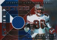 2002 Topps Pristine Portions #PPRJR Jerry Rice Jersey Football Card