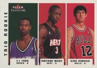 2003 Fleer Tradition #296 Dwyane Wade/Kirk Hinrich/T.J. Ford Draft Day Basketball Card
