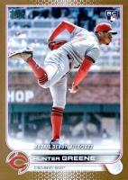2022 Topps Update #US267 Hunter Greene Gold Baseball Card