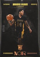 2016 Panini Noir #201 Brandon Ingram Gold Basketball Card