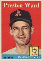 1958 Topps #450 Preston Ward Short Print Baseball Card