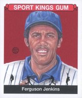 2018 SportKings Volume 1 #31 Ferguson Jenkins Red Back Background Mini 1/1 Baseball Card