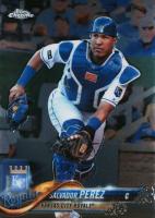 2018 Topps Chrome #107 Salvador Perez Baseball Card